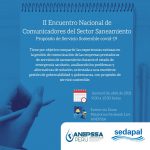 II ENCUENTRO NACIONAL DE COMUNICADORES DEL SECTOR SANEAMIENTO  Propósito de Servicio Sostenible, COVID-19
